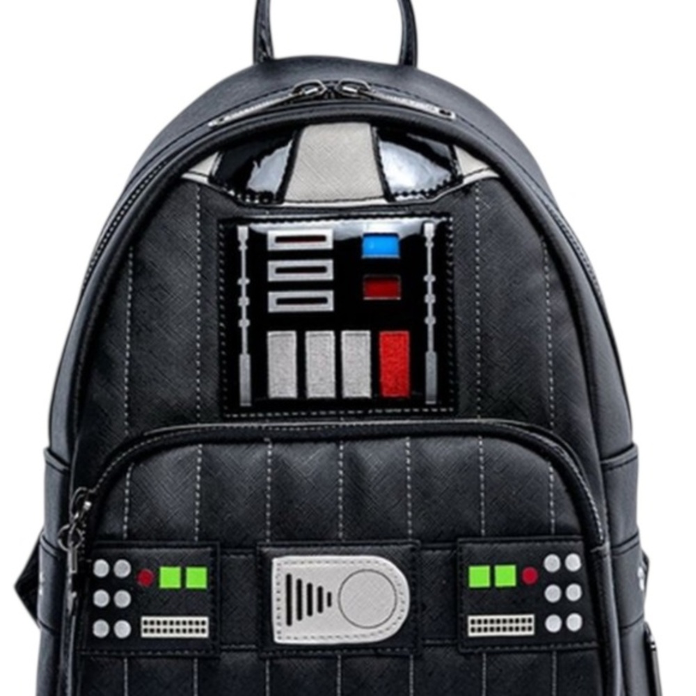 Loungefly Star Wars Darth Vader Light Up Cosplay Mini Backpack. 